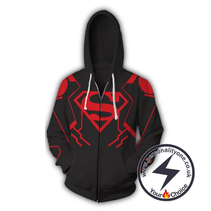 Superman Logo DC Comics Hoodie Jacket